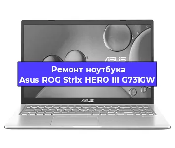 Замена кулера на ноутбуке Asus ROG Strix HERO III G731GW в Краснодаре